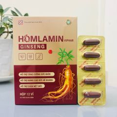Viên nhân sâm Homiginmin Homlamin Ginseng bồi bổ sức khỏe - 60 viên