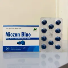 Viên tiểu xanh, thanh nhiệt, giảm tiểu gắt tiểu buốt 100 viên Miczon Blue - Mictableu