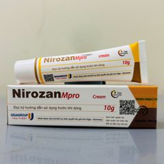 (Hàng Giga Đức) Nirozan Cream bôi nấm ngứa viêm da 5gr - 10gr