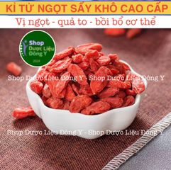 Kỉ Tử Ngọt 100gram - Kỷ tử hữu cơ (kỳ tử thượng hàng, trà đẹp da, sáng mặt, chống lão hóa) - Shop Dược Liệu Đông Y