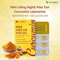 Viên Uống Nghệ Hòa Tan Curcumin Liposome