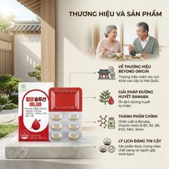 [Beyond Origin] Viên Uống Cân Bằng Đường Huyết Blood Suger Solution Banaba