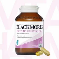 Tinh Dầu Hoa Anh Thảo Blackmores Evening Primrose Oil 125 & 190 Viên - Hỗ Trợ Cân Bằng Hormone Nội Tiết Tố - Giảm Hội Chứng Tiền Kinh Nguyệt (PMS) & Chăm Sóc Các Vấn Đề Về Da - S/P Chuẩn Úc