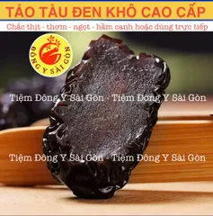 Táo Tàu Đen Hàn Quốc - Đại Táo - Táo Đen (Quả mới, ngọt, dẻo) - Tiệm Đông Y Sài Gòn