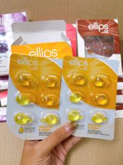 Serum Dưỡng Tóc Ellips Keratin Hồi Phục Hư Tổn - Vitamin A, C, E, Dầu Jojoba Giúp Tóc Bóng Mượt, Cấp Ẩm Tối Ưu