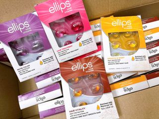 Serum Dưỡng Tóc Ellips Keratin Hồi Phục Hư Tổn - Vitamin A, C, E, Dầu Jojoba Giúp Tóc Bóng Mượt, Cấp Ẩm Tối Ưu