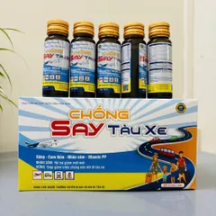 Nước uống giảm say tàu xe thảoo dượcc