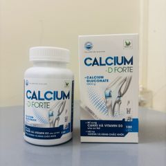 Canxi hữu cơ + Vitamin D dùng được cho bé từ 1 tuổi - CALCIUM D FORTE