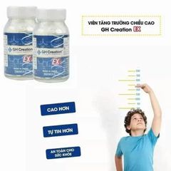 Viên Uống GH Creation EX - Hỗ Trợ Tăng Chiều Cao Chính Hãng Nhật Bản - Dinh Dưỡng Đầy Đủ Cho Sự Phát Triển Xương Khỏe Mạnh 763443