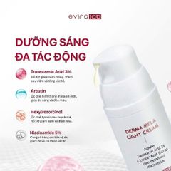 Kem Dưỡng Trắng Da Mờ Nám EVIRALAB MELA LIGHT CREAM 50ml [hàng nhập khẩu]