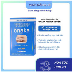 Viên uống hỗ trợ tan mỡ bụng Onaka Cpillbox Nhật Bản - Giảm cân, kiểm soát cảm giác thèm ăn, tăng cường sức khỏe tổng thể 763465