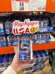 Tums Antacid Chewy Bites Assorted Berries lọ 108v