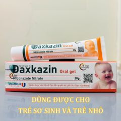 (Hàng Giga Đức) Gel bôi nhiệt miệng tưa lưỡi cho trẻ nhỏ Daxkazin Oral gel 20gr