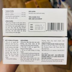 Men vi sinh 3 tỷ lợi khuẩn ENTERBIO GOLD - 20 ống