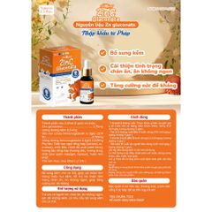 Kẽm hữu cơ nhỏ giọt Mr.Squirrel - ăn ngon tăng đề kháng cho bé