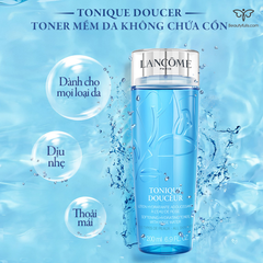 Nước Hoa Hồng Lancome Tonique Douceur - Chăm Sóc Da Sáng Mịn, Cung Cấp Độ Ẩm, Làm Dịu Da Chuyên Nghiệp, Phiên Bản Nhập Khẩu NK Chính ngạch
