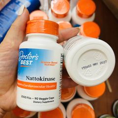 Ngừa tai biến thuần chay Doctor's Best Nattokinase USA 90 viên