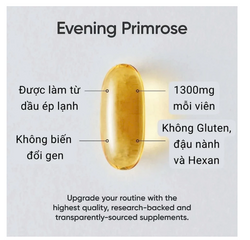 Tinh Dầu Hoa Anh Thảo Sports Research Evening Primrose 1300mg