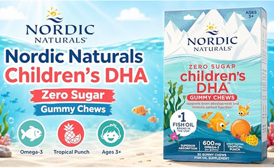 [modoria.] Viên nhai DHA Nordic Naturals DHA Gummy Chews 30 viên Mỹ - Vị trái cây