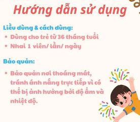 (Hàn Quốc) Kẹo Nhai Kẽm Vitamin D3 Nutri D-Day Baby&Kids Zinc Hỗ Trợ Phát Triển Xương Răng Tăng Đề Kháng Ăn Ngon Miệng