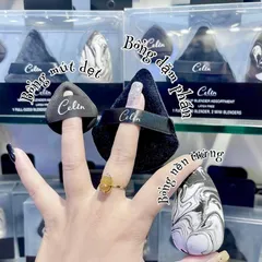 Set 3 Bông Mút Trang Điểm Celin 3 In 1 - Mút Tán Nền Mềm Mại, Tán Đều Kem Nền Và Phấn