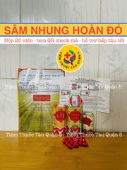 Viên Sâm Nhung Hoàn Đỏ Samyun Wan Chính Hãng - Hộp 20 Viên Sản Phẩm Tốt Cho Sức Khỏe và Tăng Cường Sinh Lực
