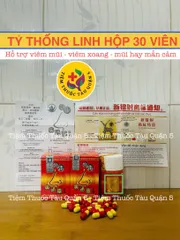 Tỷ Thống Linh Hỗ Trợ Viêm Mũi Dị Ứng và Cảm Sổ Mũi  Hộp 30 Viên