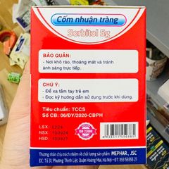 Cốm pha Sorbitol 5g - nhuận tràng, giảm khó tiêu - Hộp 20 gói