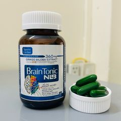 Viên bổ não BRAIN TONIC - hỗ trợ người mất ngủ , tạo giấc ngủ ngon , giảm đau đầu chóng mặt
