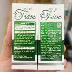Tinh dầu Tràm 100% thiên nhiên chai lớn 30ml - dùng được cho trẻ sơ sinh