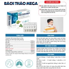 VIÊN BỔ PHỔI Bách thảo - Xuyênn Tâmm Liên 600mg phòng ngừa dịch