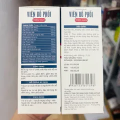 VIÊN BỔ PHỔI Thiên Nam - tăng đề kháng hô hấp phòng ngừa dịch bệnhh