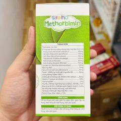 Siro bổ phế giảm ho dùng được cho bé từ 1 tuổi - Siro ho METHORBIMIN