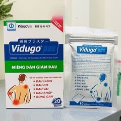 Miếng dán giảm đau nhức VIDUGO PAS - nhãn hiệu độc quyền