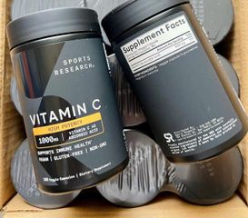 Viên Uống Sports Research Vitamin C 1000 mg - 