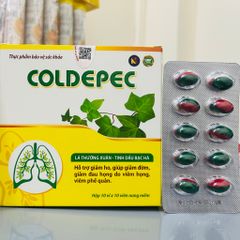 Ho thảoo dượcc 2 lớp COLDEPEC & CODETEX FORTE - ho dầu xanh đỏ 100 viên