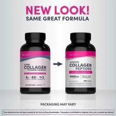 Viên uống Neocell Grassfed Collagen Peptides 6000 mg + Vitamin C & Biotin - 360 Viên - Cải Thiện Độ Đàn Hồi - Trẻ Hoá & Sáng Da - 