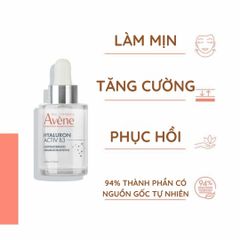 Avene Hyaluron Activ B3 Serum 30mL Tinh Chất Cấp Ẩm, Trẻ Hóa
