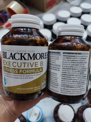 Viên Uống Giảm Căng Thẳng Blackmores Executive B Stress Formula 62 & 125  viên - Tăng Cường Trí Nhớ - Giảm Tải Stress Hữu Hiệu - Hỗ Trợ Tích Cực cho Hệ Thần Kinh - S/P Chuẩn Úc