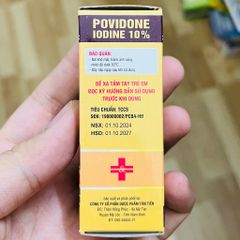 Povidone 10% Iodine sát trùng sát khuẩn - Thuốc đỏ I ốt