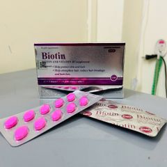 Viên uống BIOTIN Takarai giúp chắc khỏe tóc móng, đẹp da