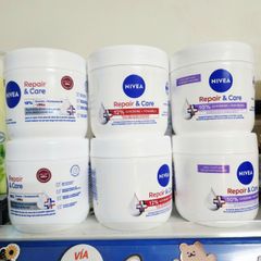 Kem Dưỡng Ẩm Nivea Reparateur & Soin 400ml - Cấp Nẩm 72h, Chống Nẻ, Dưỡng Da Mềm Mịn, Dùng Cho Mẹ & Bé