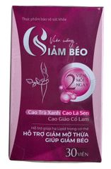 Viên uống giảm béo hộp 30 viên hàng chính hãng