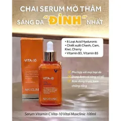 SERUM MAXCLINIC VITA-10 VITAL AMPOULE 100ML TẶNG MẶT NẠ