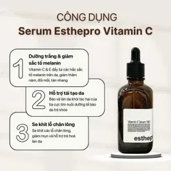 SERUM VITAMIN C ESTHEPRO TRẮNG DA, MỜ THÂM, CĂNG BÓNG