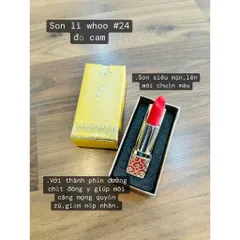 Son lì The History of Whoo màu đỏ cam