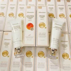 SỬA RỬA MẶT JM 24K GOLD & JM PDRN CÁ HỒI LÀM SẠCH DỊU NHẸ DA MỀM MỊN SAU MỖI LẦN RỬA