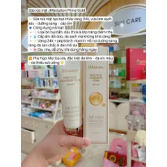 SỬA RỬA MẶT JM 24K GOLD & JM PDRN CÁ HỒI LÀM SẠCH DỊU NHẸ DA MỀM MỊN SAU MỖI LẦN RỬA