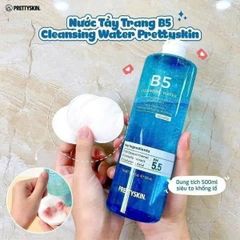 NƯỚC TẨY TRANG B5 PRETTYSKIN CLEANS WATER 500ML LÀM SẠCH SÂU, DỊU NHẸ, PHỤC HỒI DA