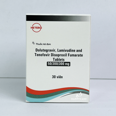 HETERO 50/300/300mg 30 Viên ARV Hỗ Trợ Kiểm Soát Tải Lượng Virus